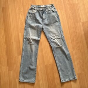 Cotton On Light Blue Slim Straight Jeans